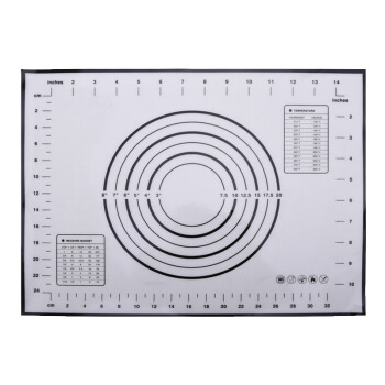 全适 烘焙工具硅胶揉面垫 饺子面粉垫 做蛋糕/面包/面条/西点擀面案板 披萨饼黄油面包垫