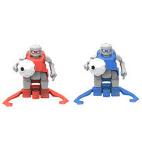 BESTKIDS 智能遥控足球机器人玩具儿童男孩高科技能双人对打对战亲子互动2只套装锂电充电