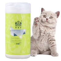 耐威克 宠物猫咪专用湿纸巾50抽