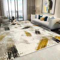 戈尔登 新中式客厅地毯现代简约北欧轻奢卧室书房茶几毯 雅斯YS-026 80*150