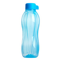 特百惠（Tupperware）依可瓶大容量户外运动水杯500ML 便携防漏密封塑料水壶蓝色