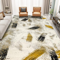 戈尔登 新中式客厅地毯现代简约北欧轻奢卧室书房茶几毯 雅斯YS-026 80*120