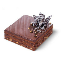 贝思客 巧克力布朗尼精灵新鲜生日蛋糕 1.2磅