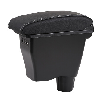 十虎吉利自由舰长安马自达CX3奔驰斯玛特真皮扶手箱专车专用中央手扶箱改装配件原装一体免打孔储物箱