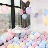 新新精藝 新精藝氣球加厚馬卡龍氣球100個裝生日開業喬遷訂婚布置結婚房520表白
