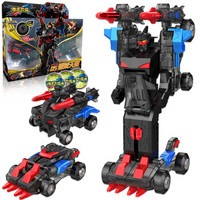 三宝 Sanbao 爆速合体变形玩具爆裂变形机甲机器人合击金刚3飞车豪华系列-雷域天魔540105儿童玩具男孩礼物