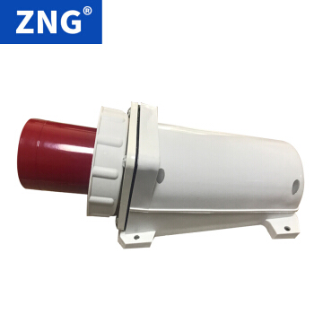 ZNG 防水工业器具插座63a4p 三相四线380V4芯63a器具反插座 ZNG-534