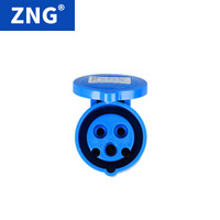 ZNG 工业连接器32a3p 220V工业快速对接头3孔32a 电缆耦合器 5个装ZNG-223