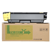 国际 TK583大容量黄色墨粉盒(适用京瓷 Kyocera FS C5150DN/P6021CDN)