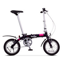 大行（DAHON）折叠自行车畅销款14寸超轻男女式迷你便携小轮单车BYA412 紫色