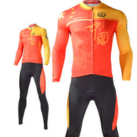 思帕客(Spakct) 长袖骑行服套装骑士系列骑行装备装备-男华龙套装2XL码