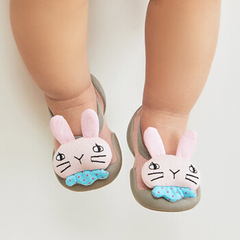 9i9久爱久宝宝学步鞋防滑地板袜婴儿袜胶底袜子鞋1900070