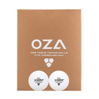 XIOM骄猛 乒乓球三星 OZA王座新材料40+有缝兵乓球3星比赛用 白色 12只装