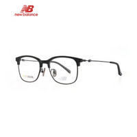 NEW BALANCE 新百伦眼镜框超轻眼镜近视全框黑色镜框大框眼镜架 NB09105X C01 53mm