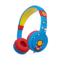 疯米 （FUNCL） 学生耳机头戴式 低分贝儿童耳机 护耳学习耳机 超人蓝