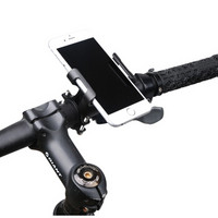 印象骑行 铝合金自行车手机架电瓶车载用固定架骑行装备摩托车手机导航支架(黑色)