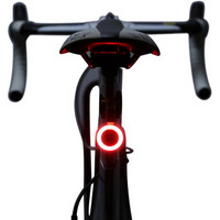 虎顿 HOTUN WD01-01自行车尾灯警示灯爆闪USB充电山地车骑行高亮创意灯 圆形单色