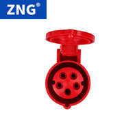 ZNG 225工业连接器32a5p 航空快速对接头5芯32a 电缆耦合器 5个装ZNG-225
