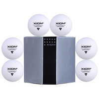 XIOM骄猛 乒乓球三星 新材料40+无缝兵乓球3星专业比赛用 白色