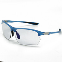 拓步MG006 NXT3代变色镀膜男女骑行眼镜 防风沙运动自行车眼镜装备 户外运动眼镜护目镜太阳镜 冰冻蓝+蓝膜
