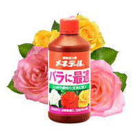 日本进口 MENEDAEL 玫瑰营养液 美能露植物活力素 玫瑰月季专用型500ml 营养液 花肥 家庭园艺肥料