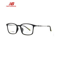NEW BALANCE新百伦眼镜框 男女款近视眼镜黑色全框超轻眼镜架 NB09103 C01 53mm