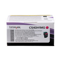 利盟（Lexmark）C540H1MG 高容量红色碳粉盒(适用C540n/X548de/dte X/C543/544dn X/C544/546dtn机型)