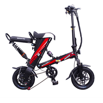 法克斯(FRRX)电动自行车成人折叠锂电滑板车 男女代驾代步电瓶车 助力续航80公里 双座黑色 (厂家配送)
