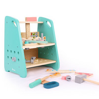 铭塔（MING TA）多功能工具台 益智玩具拆装木制婴幼儿宝宝儿童启蒙早教 男女孩盒装