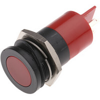 欧时RS ProLED指示灯信号灯211471嵌入式红色焊接片接端18mm