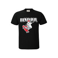 BEN DAVIS 猩猩牌 男士休闲滑板logo短袖T恤 PRINT TEE 0011 *3件