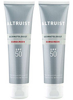 Altruist Dermatologist 防晒霜 SPF 50 - UVA高倍防护，100毫升（2 x 100毫升） *3件