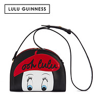 LULU GUINNESS 2019女士时尚斜挎包卡通可爱字母贝壳包拼接单肩包