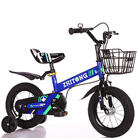 指玩奇特 兒童自行車3歲男女寶寶腳踏車平衡車童車（12寸）
