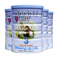 NANNY care 婴幼儿配方羊奶粉 3段 900g 4罐装