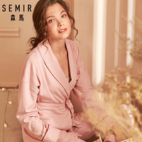 Semir/森马 纯棉时尚字母绣花可外穿家居服