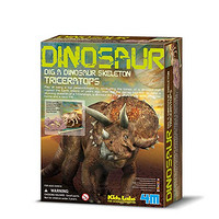 4M 考古探索系列 科学探索益智教育玩具 侏罗纪恐龙 三角龙