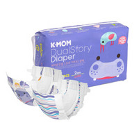 K-MOM 韩国进口宝宝故事纸尿裤超薄透气超柔瞬吸尿不湿 M码 60片装 适用于7-11kg
