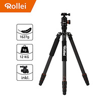 ROLLEI 碳素三脚架3 D BALL HEAD 三脚架 – 黑色