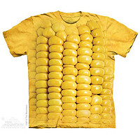 The Mountain3DT恤短袖圆领男女情侣款立体玉米粒美国正品103702