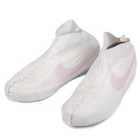 纪维希（jiweixi）雨鞋套 男女TPU防滑防雨耐磨弹性拉伸户外旅行防水 JWX1009 白色 L(42-45)