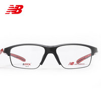 New balance眼镜框男女运动眼镜半框近视眼镜镜架篮球足球+依视路钻晶A4 1.67镜片 NB09101C0256-555100A410