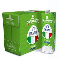 意大利原装进口牛奶 葛兰纳诺（Granarolo）脱脂牛奶1L*6瓶/箱 整箱装