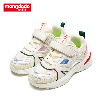 巴拉巴拉旗下梦多多mongdodo童装儿童运动鞋2019新款中大童运动鞋7D039400002杏黄34