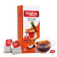 阳光˙赞（Teazup）斯里兰卡进口 异域果味红茶2g*25包 进口茶叶袋泡红茶包 50g