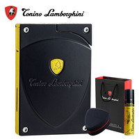 Tonino Lamborghini 德尼露·兰博基尼打火机充气打火机蓝焰直冲防风打火机生日节日礼物TTR012030黑金色