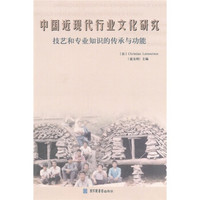 中国近现代行业文化研究：技艺和专业知识的传承与功能