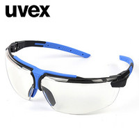 UVEX护目镜骑行防护眼镜透明防雾挡风防尘防风沙运动打磨防护眼镜男女通用9190275