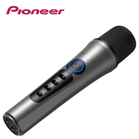 先锋（Pioneer） LM10全民k歌主播手机专用手持话筒 快手抖音直播录音麦克风 珐琅灰