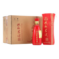 双沟 珍宝坊 红君坊 II号 46度 整箱装白酒 500ml*6瓶 简约装 口感绵柔浓香型